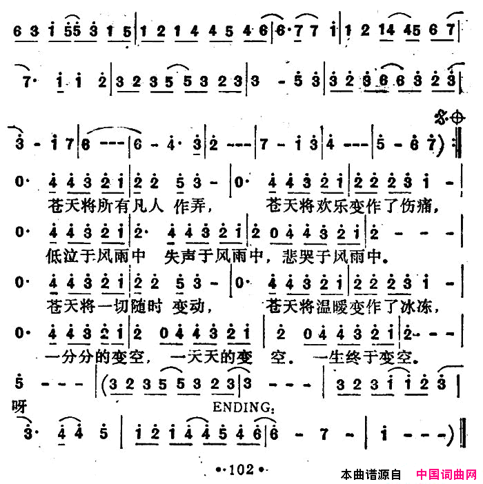 是缘是债是场梦简谱_刘锡明演唱_莫凡、刘锡明/张洪量词曲