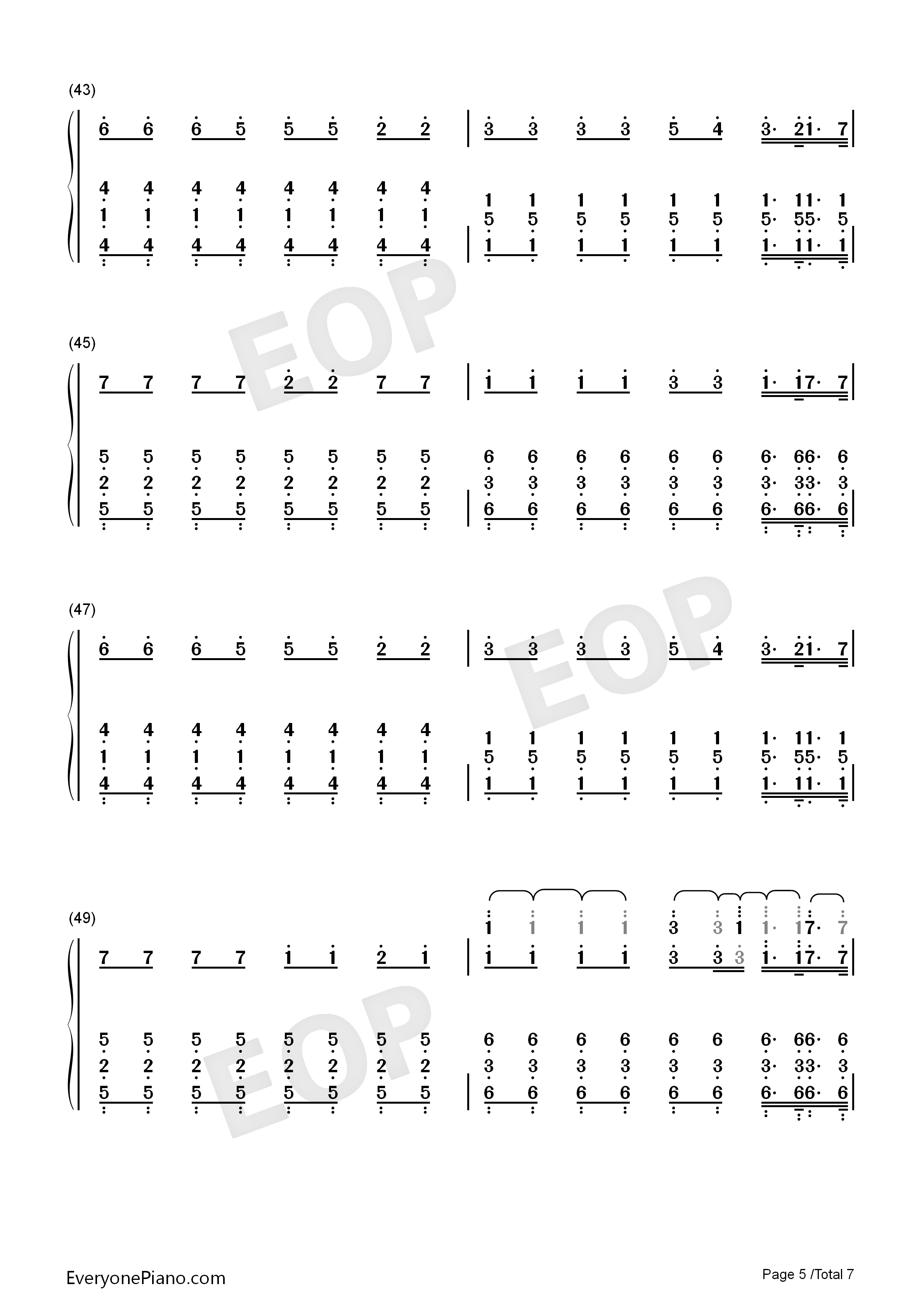 Fade钢琴简谱_Alan_Walker演唱