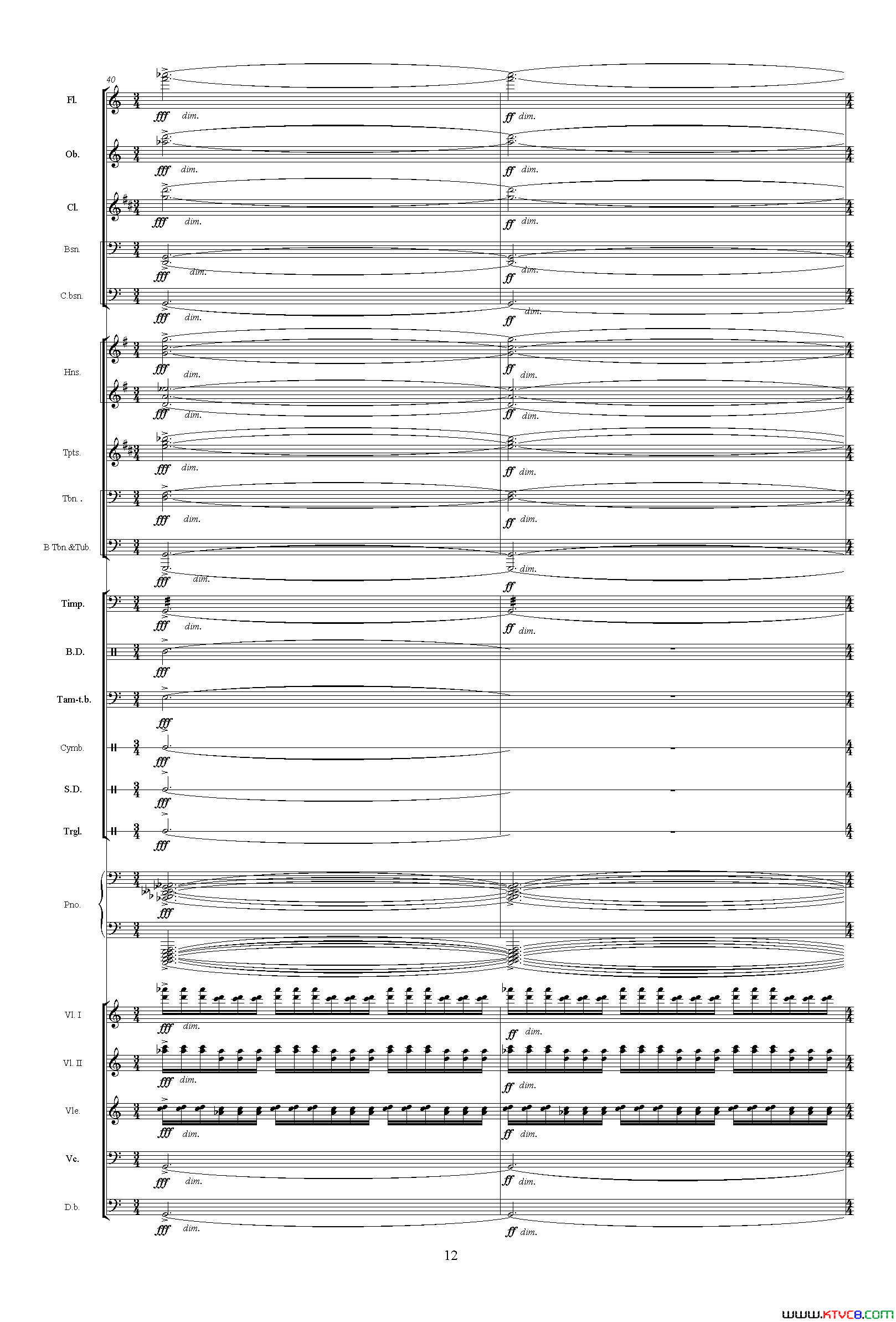 镇压叛乱_中山颂·交响组曲_之六交响乐队总谱简谱