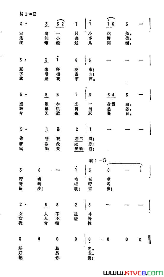 留步！留步！香港电视剧_再向虎山行_插曲简谱