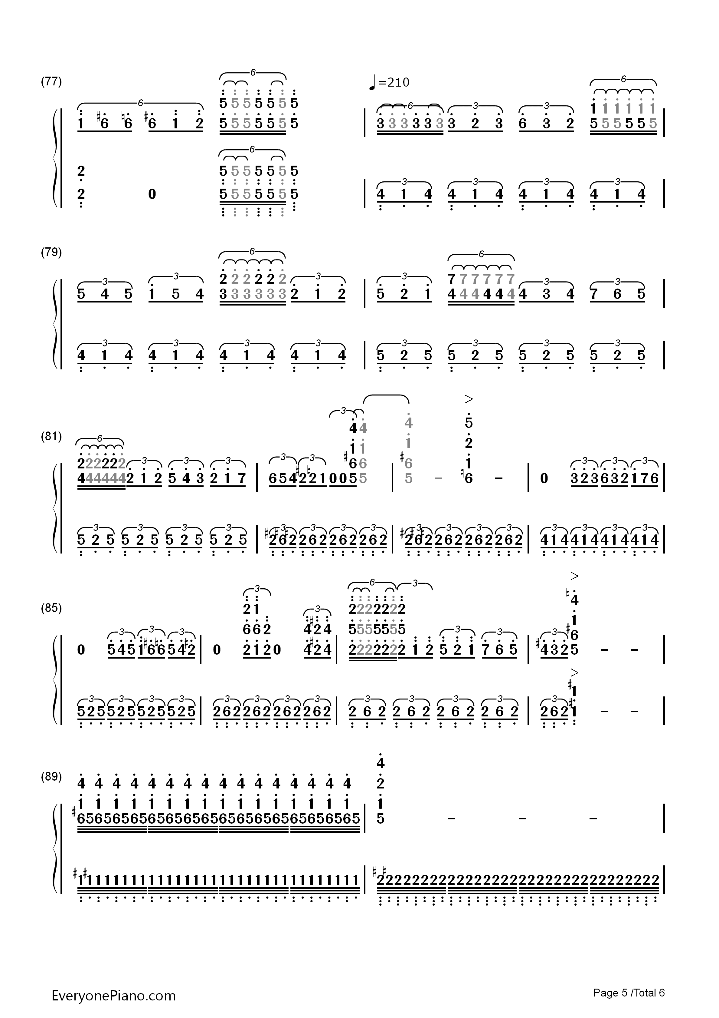 _千与千寻_钢琴简谱_久石让_宫崎骏演唱