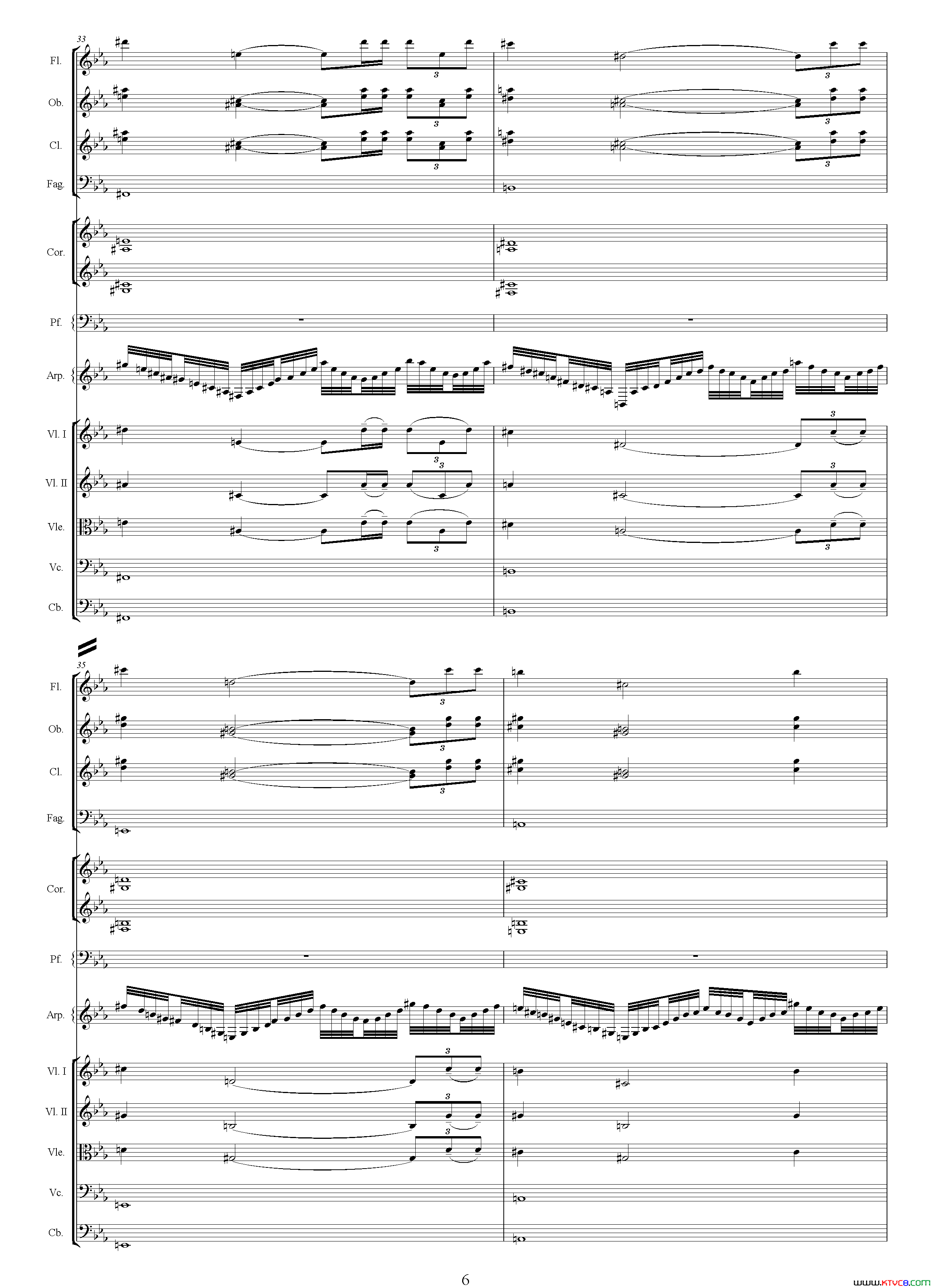 爱情主题选自影片_红盖头_总谱爱情主题选自影片_红盖头___总谱简谱