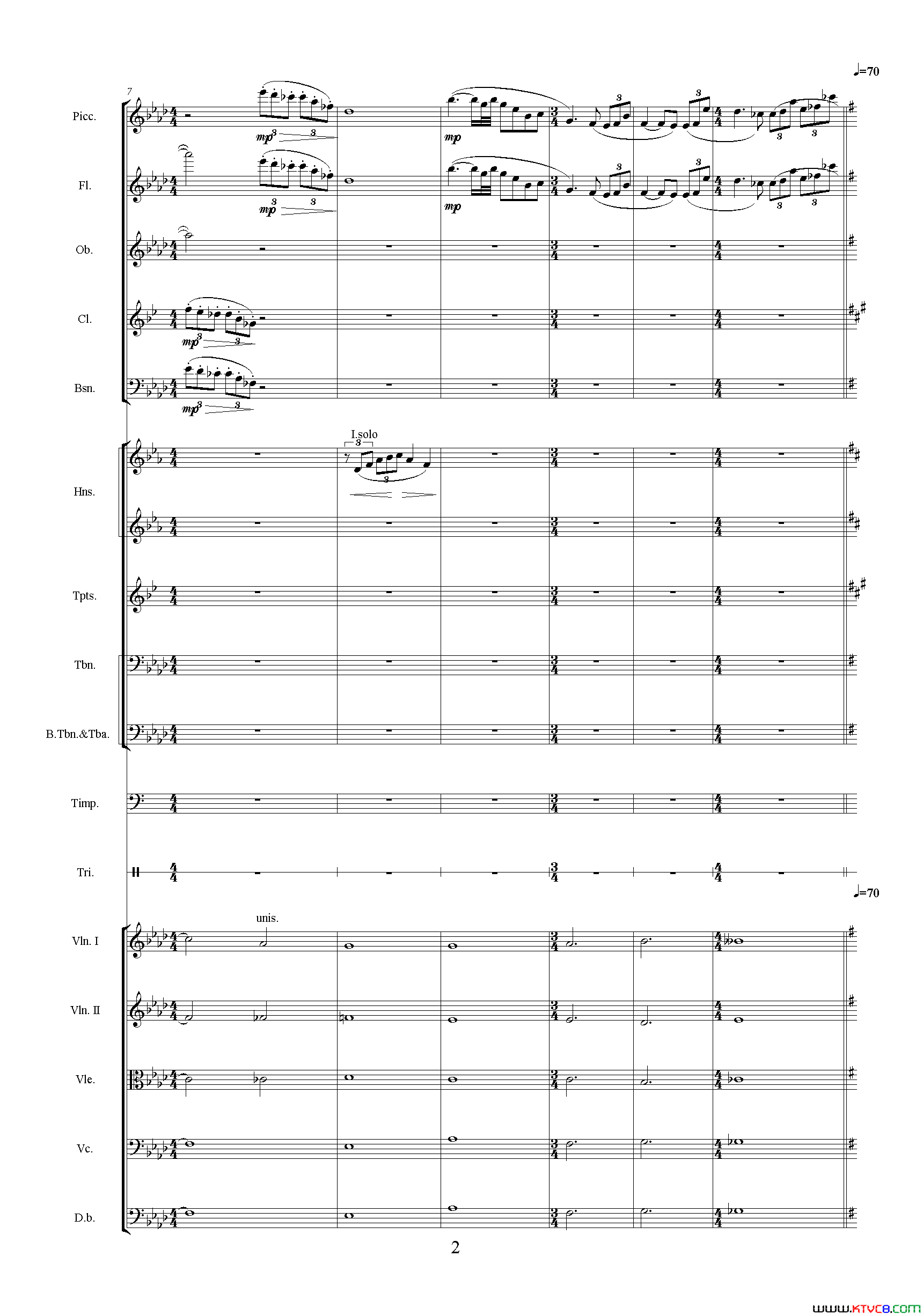 波谷怀柔_中山颂·交响组曲_之五交响乐队总谱简谱