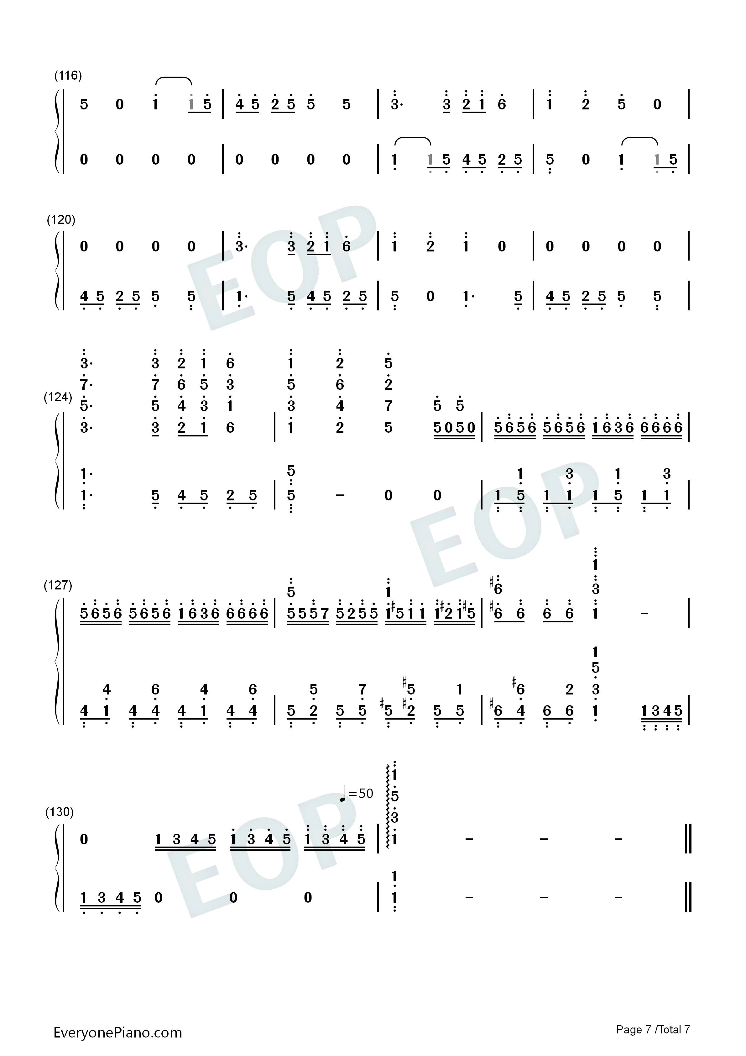 原神曲目串烧钢琴简谱_陈致逸_HOYO_MiX演唱