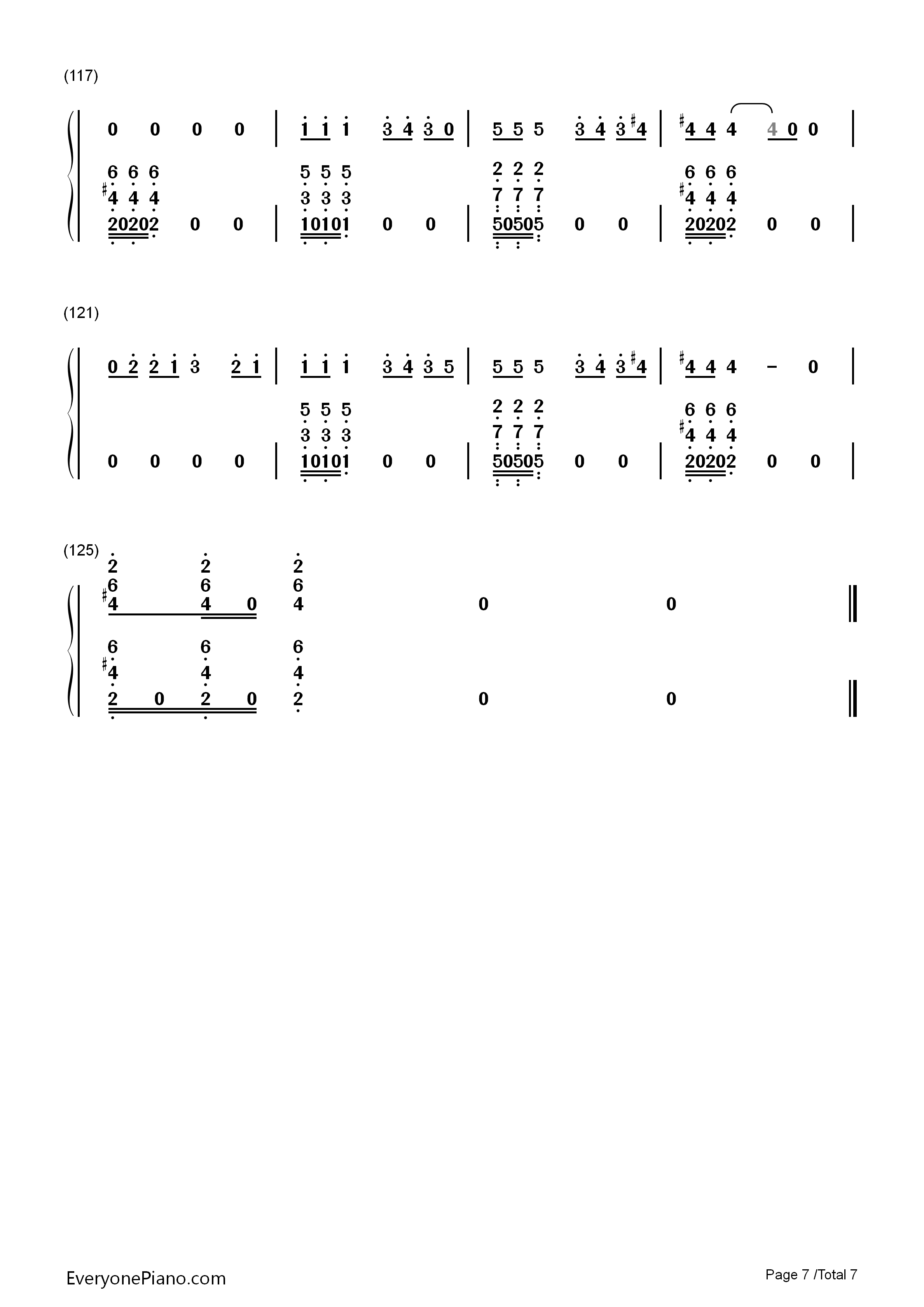 初学者钢琴简谱_薛之谦演唱