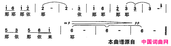 嫩江，幸福的摇篮简谱