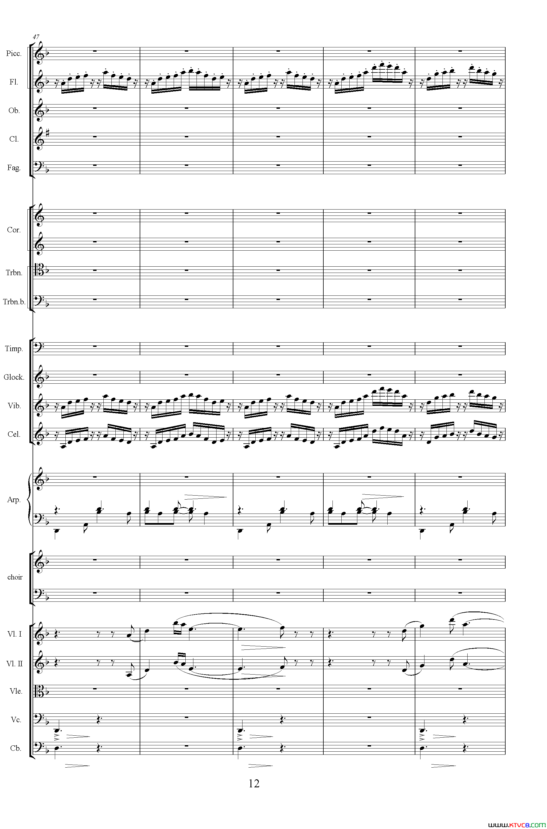 怀念曲总谱简谱