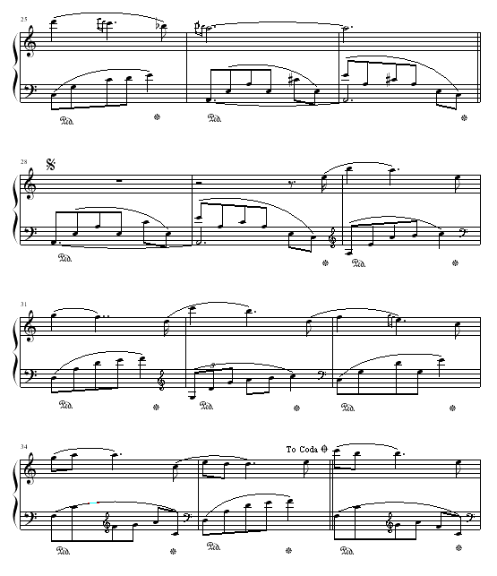 第二号夜曲简谱