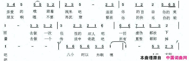 共享蹉跎电影_阳光劫匪_片尾曲简谱