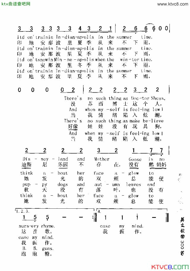 LITTLEGREENAPPLE小青苹果简谱