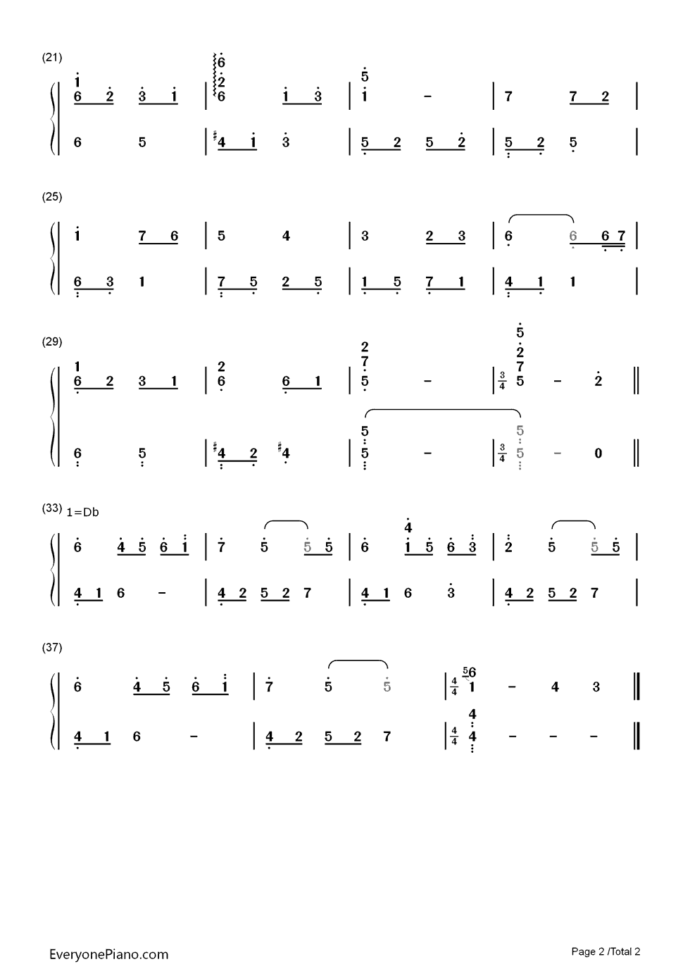 Sad_Past钢琴简谱_光田康典演唱