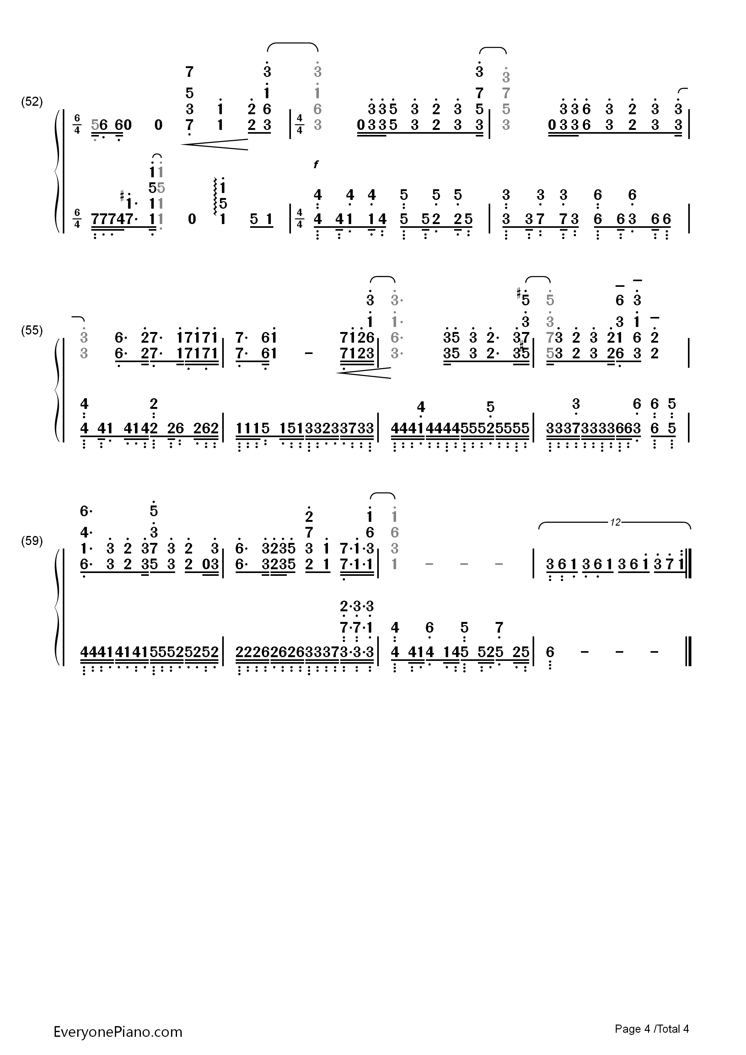 Medley钢琴简谱_Aimer演唱