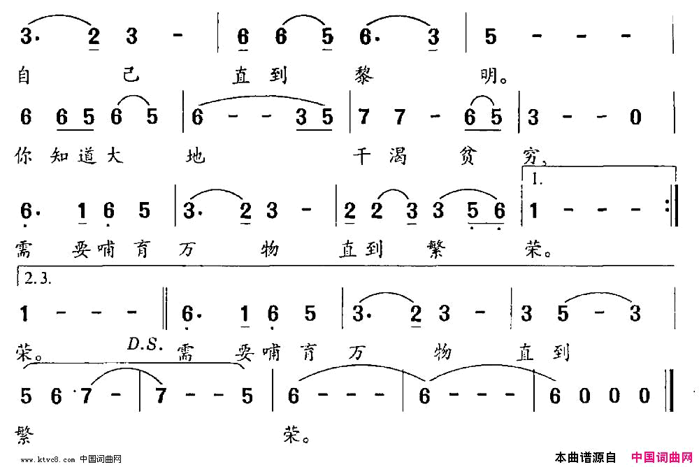 你是一颗星系列片_彭德怀_主题曲王颖词杜兴成曲简谱