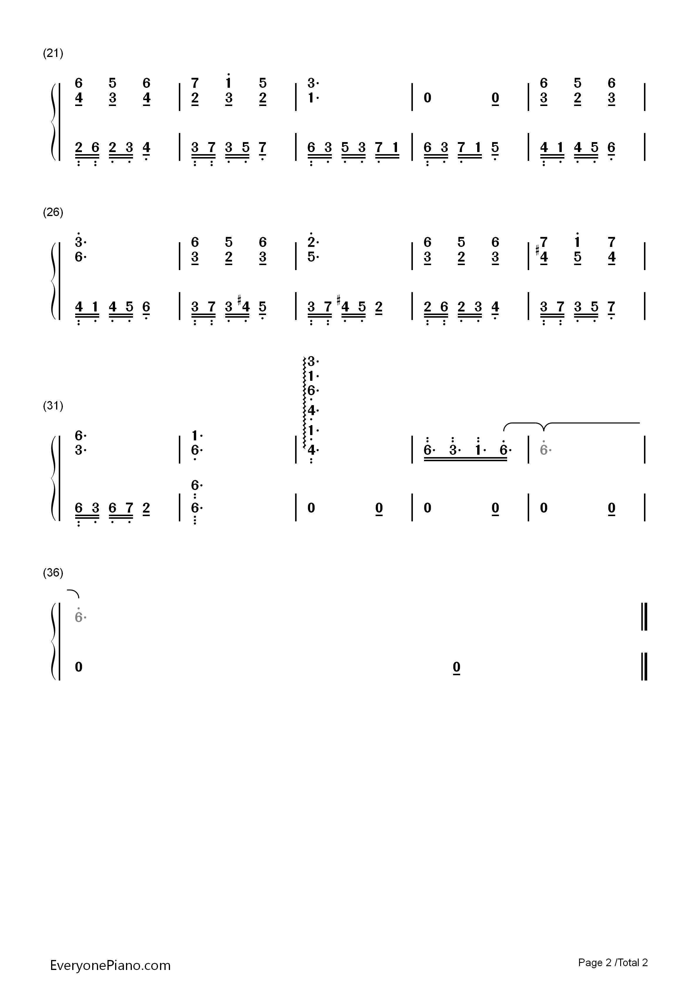 かがみだけ違うクラスになっちゃった钢琴简谱_神前晓演唱