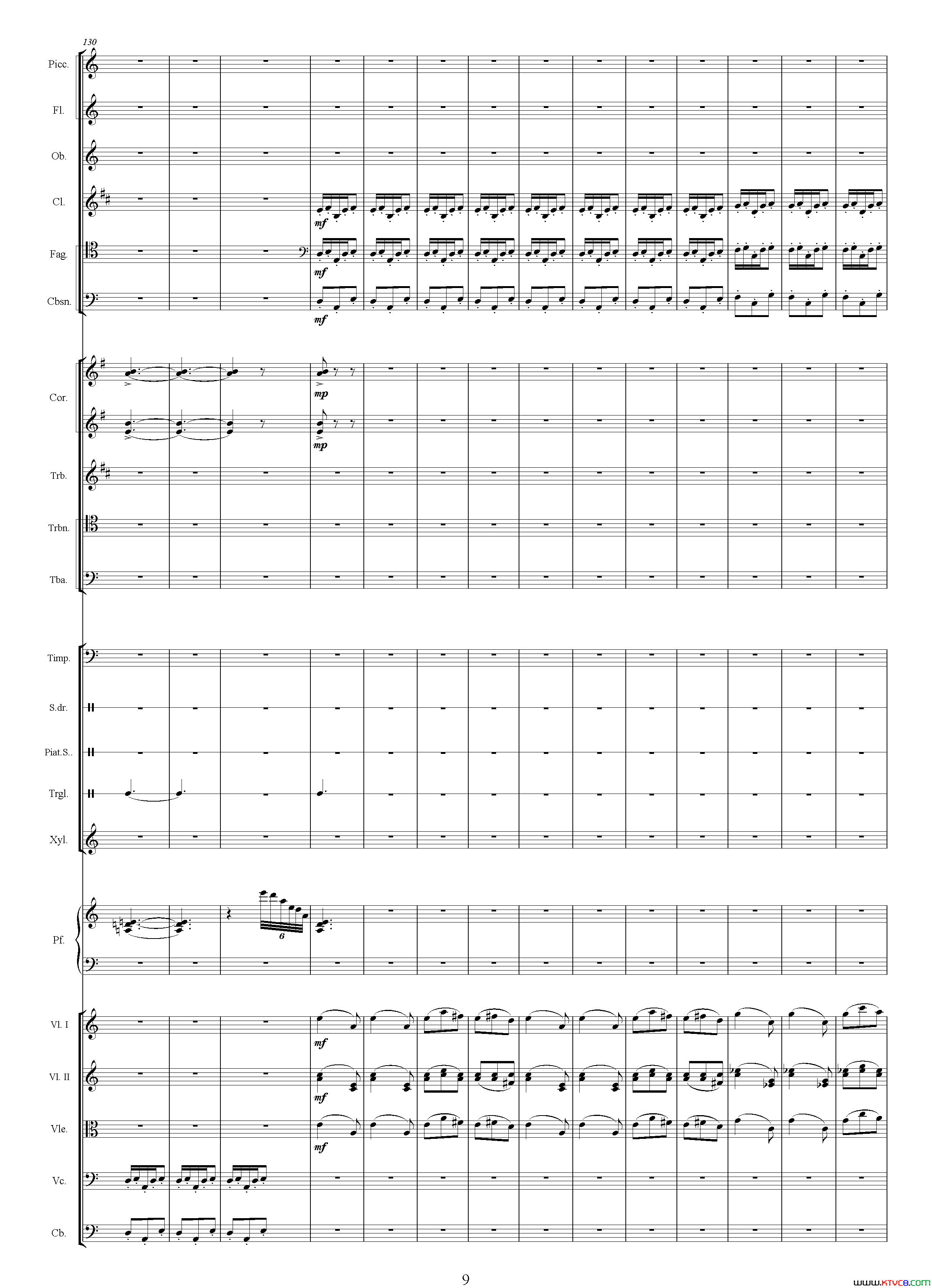 舞曲选自电视剧_传奇皇帝朱元璋_、总谱简谱