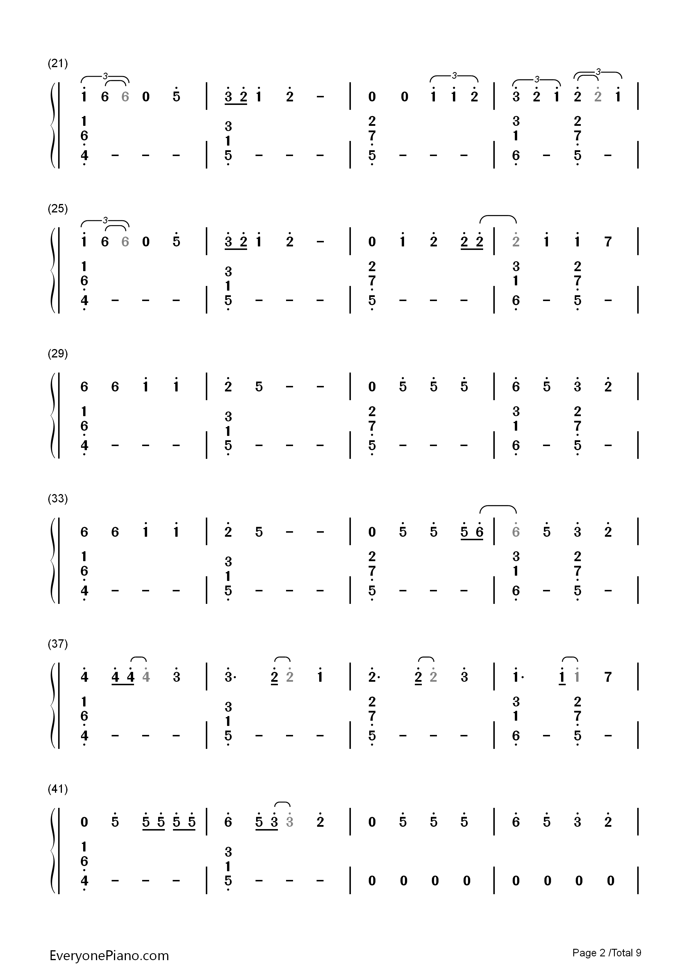 Final_Song钢琴简谱_MO演唱