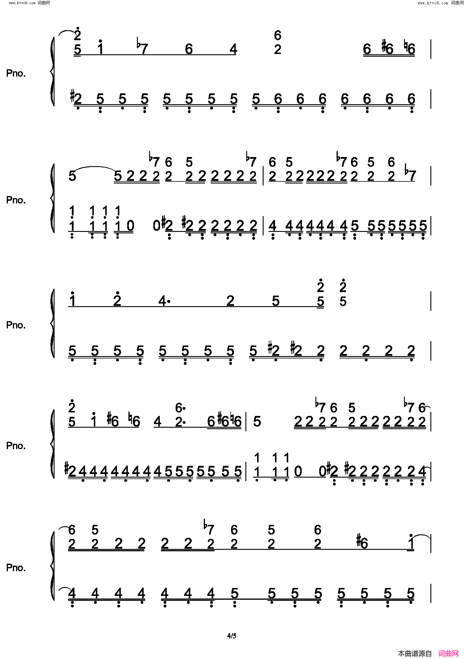 约会大作战简谱_sweet_arms演唱