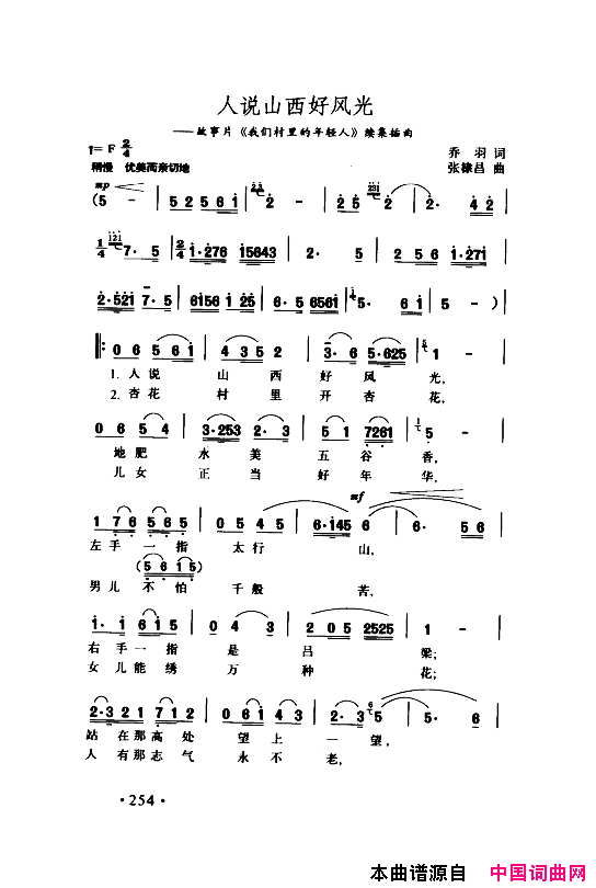 颂歌献给伟大的党歌曲集251_300简谱