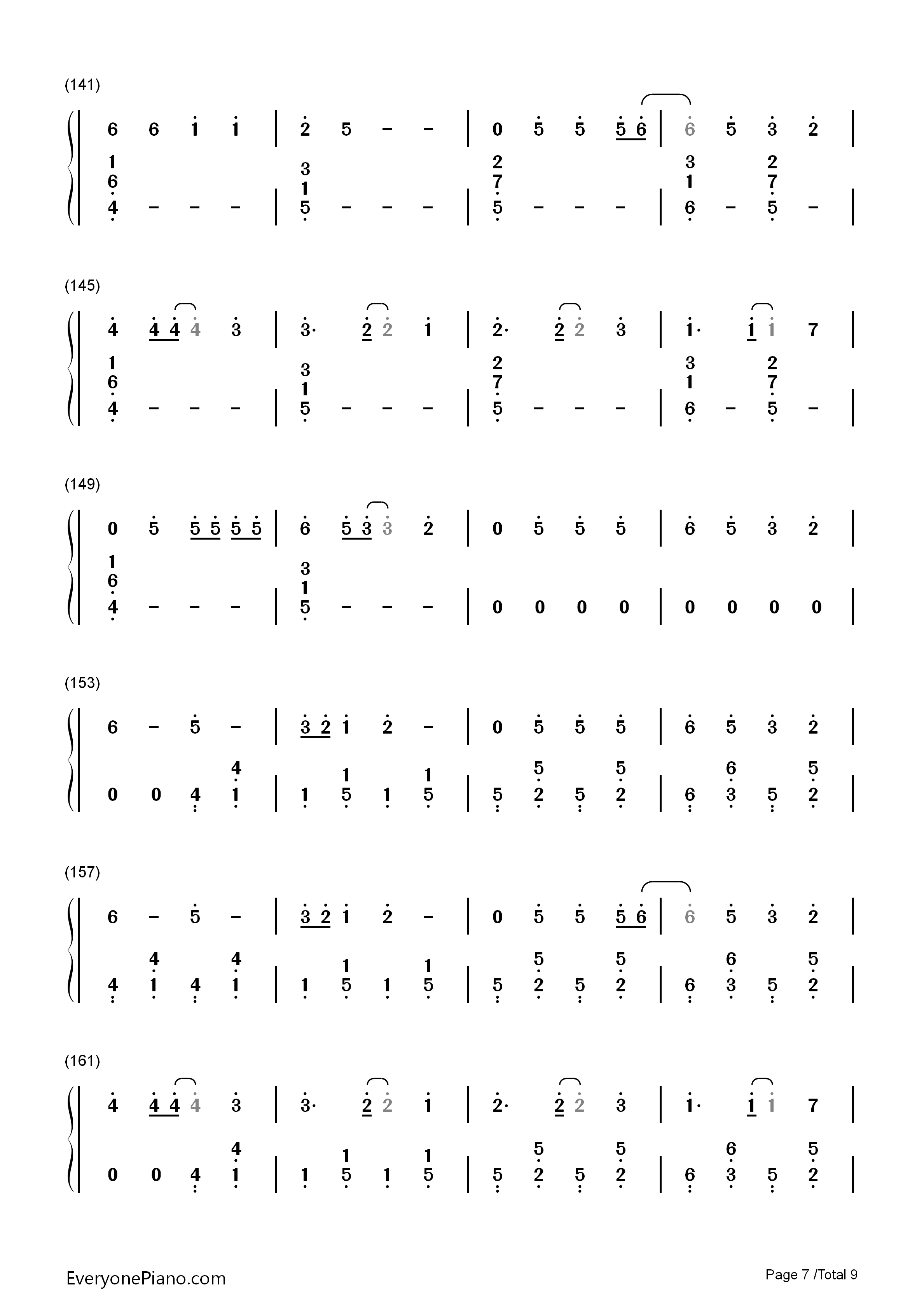 Final_Song钢琴简谱_MO演唱