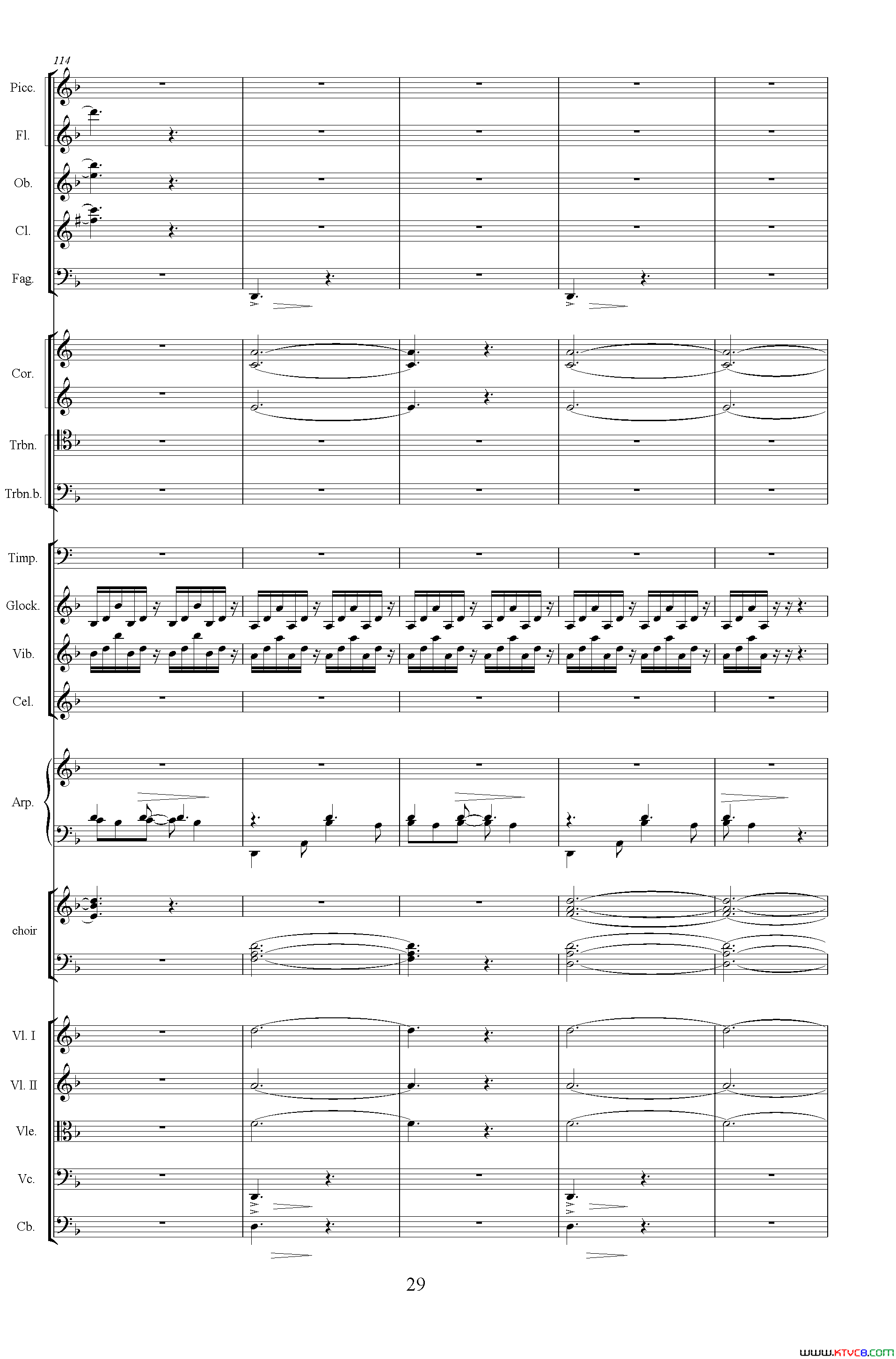 怀念曲总谱简谱