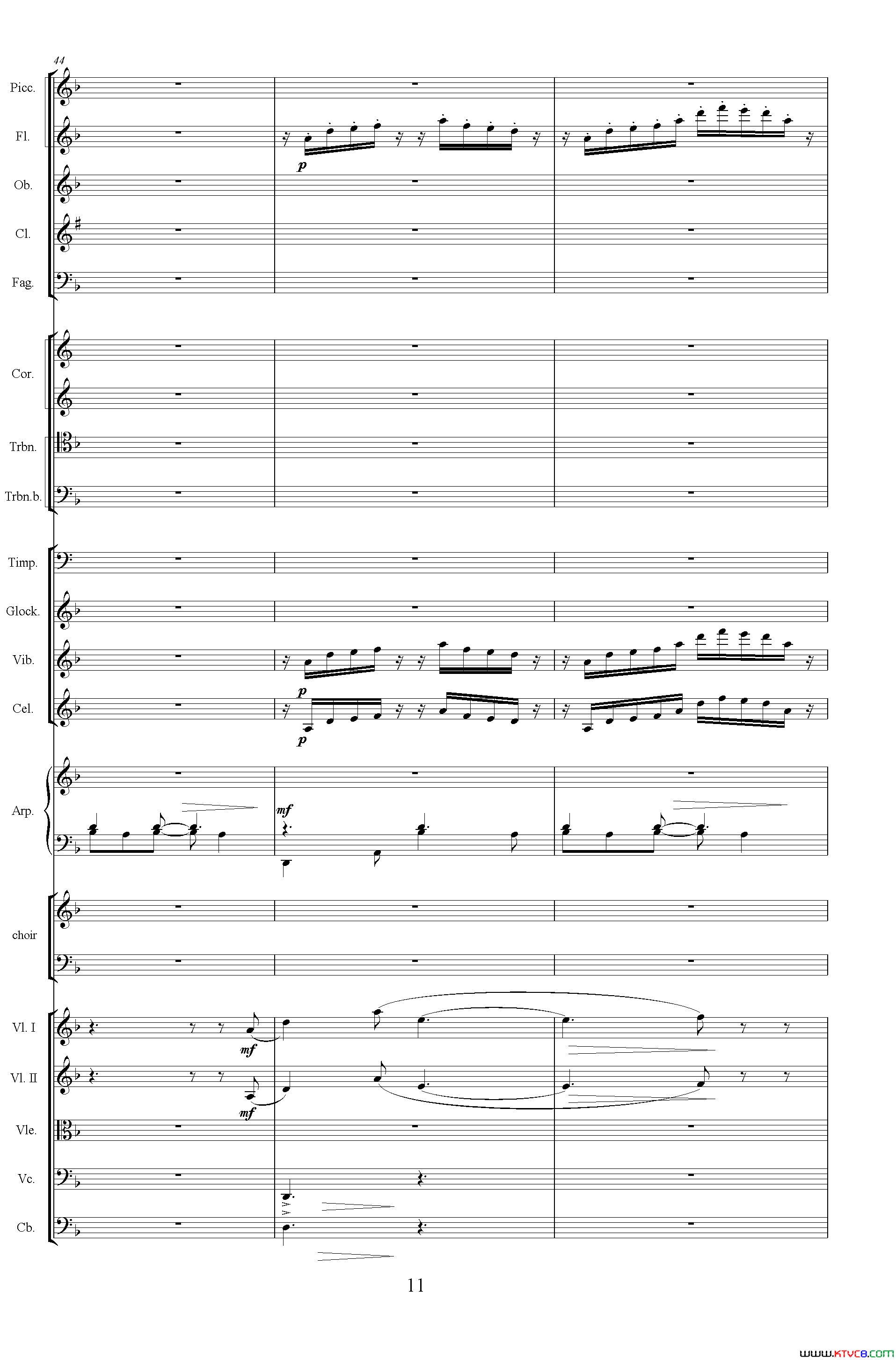 怀念曲总谱简谱