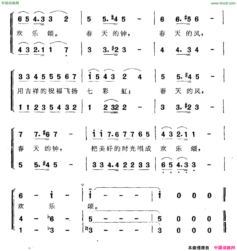 在这片东方的热土上简谱