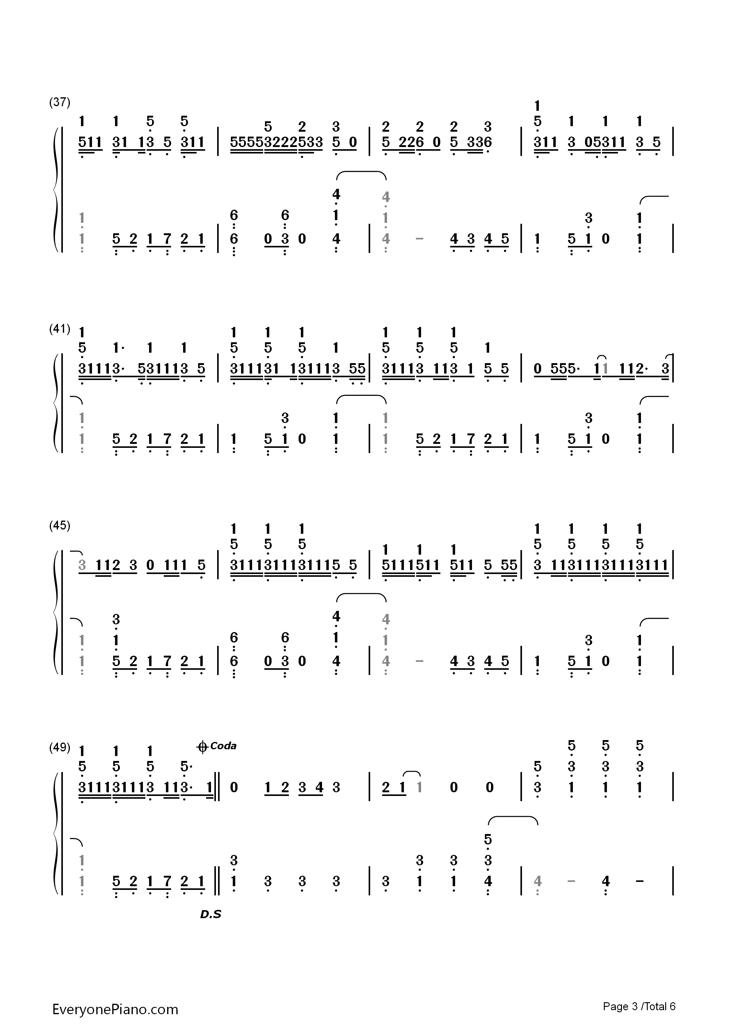 U.N.I.钢琴简谱_Ed_Sheeran演唱