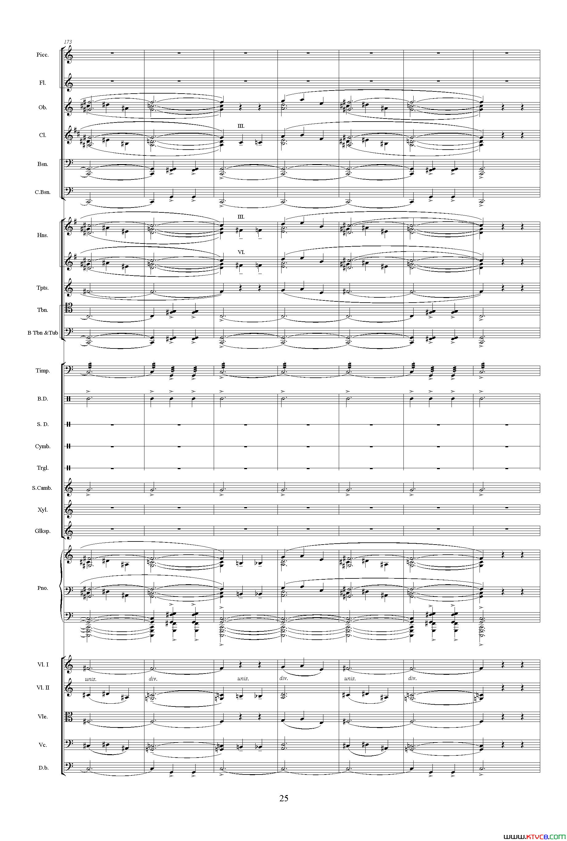 惠洲大战_中山颂·交响组曲_之三交响乐队总谱简谱