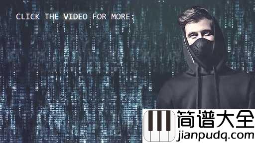 Darkside吉他谱_Alan_Walker_愿光明会盖住一切黑暗