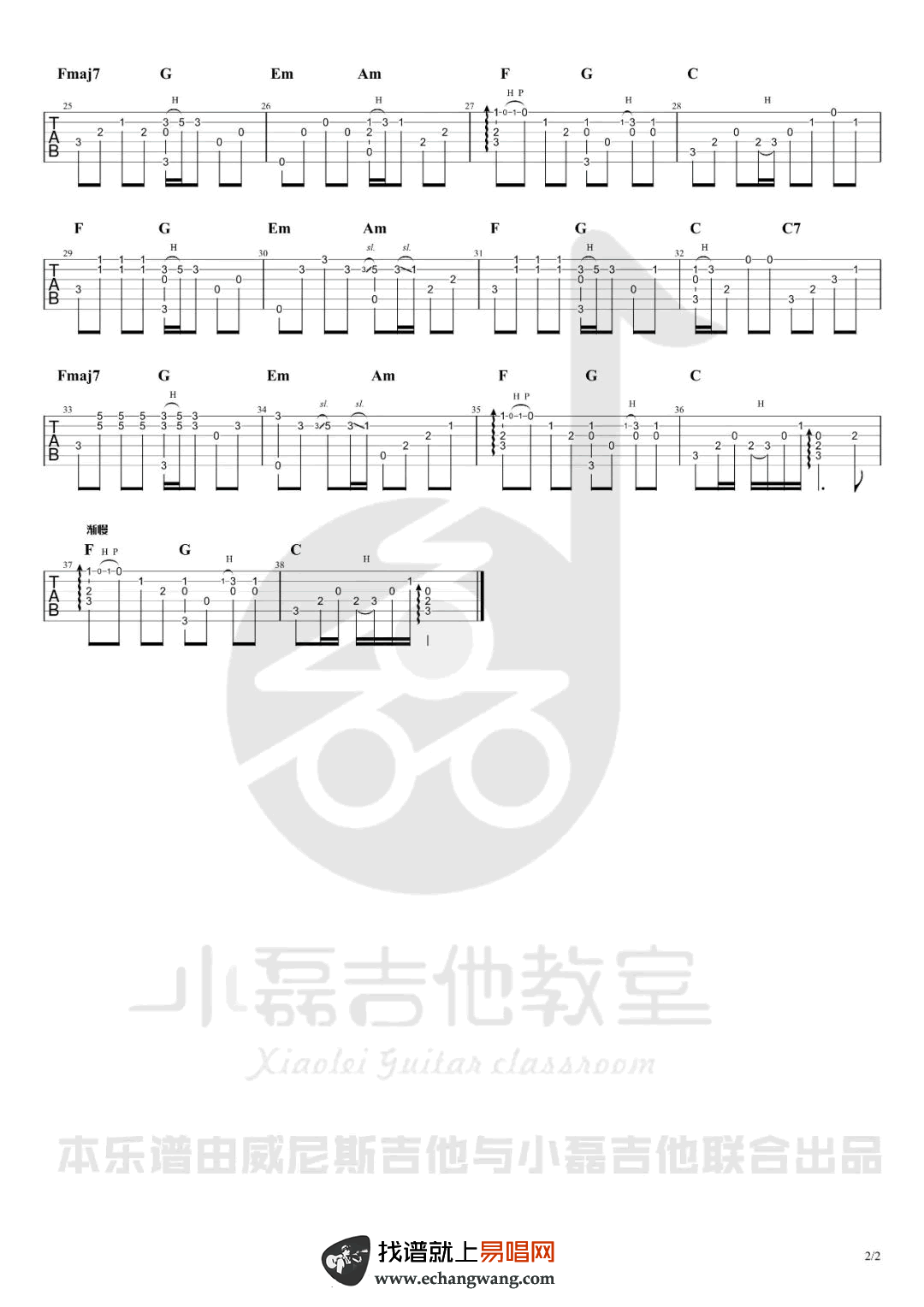 我真的受伤了指弹谱_张学友_吉他指弹教学视频