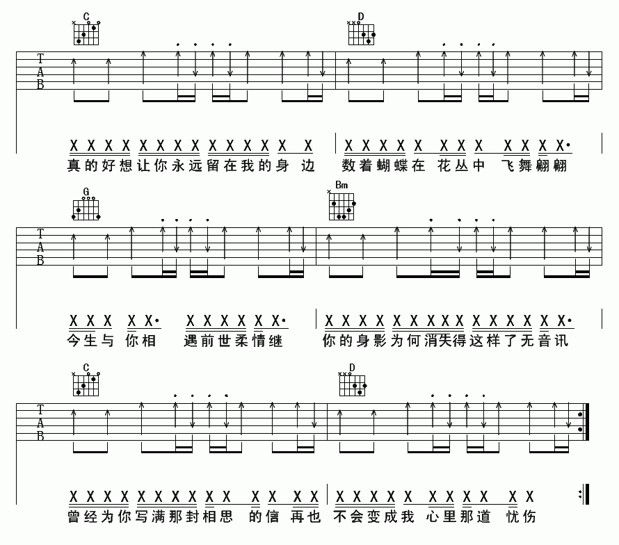 少年游吉他谱__魏晨