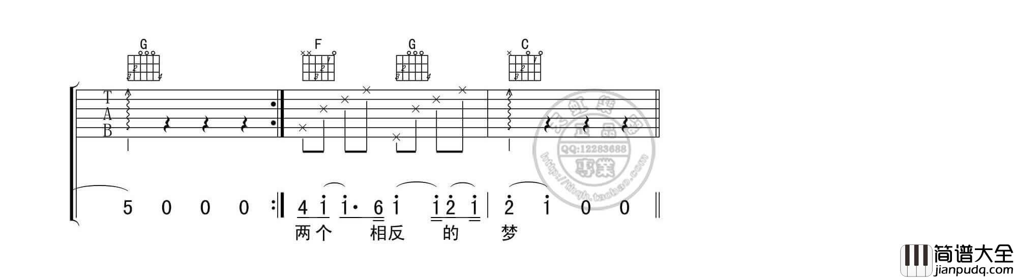 记得吉他谱_C调_林俊杰