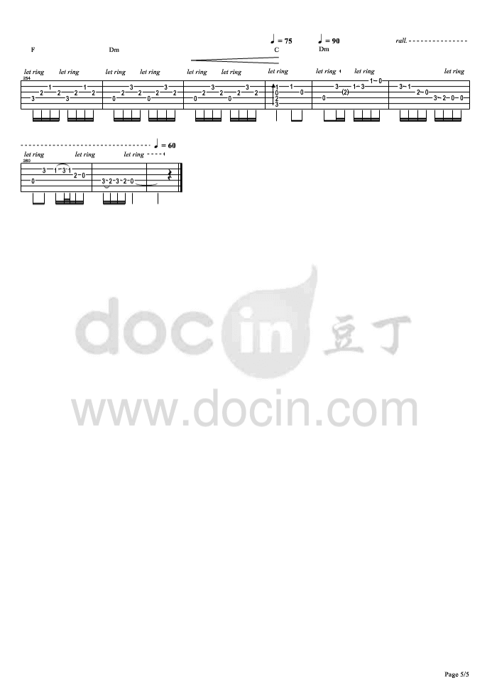 贤良指弹谱_原调六线谱_苏阳