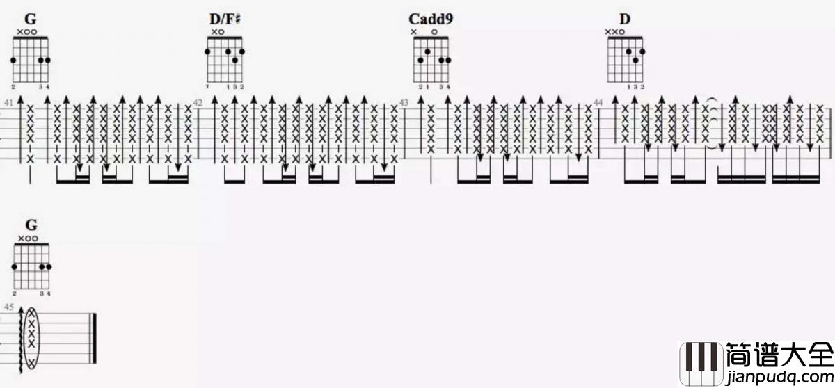 天后_G调吉他谱_陈势安