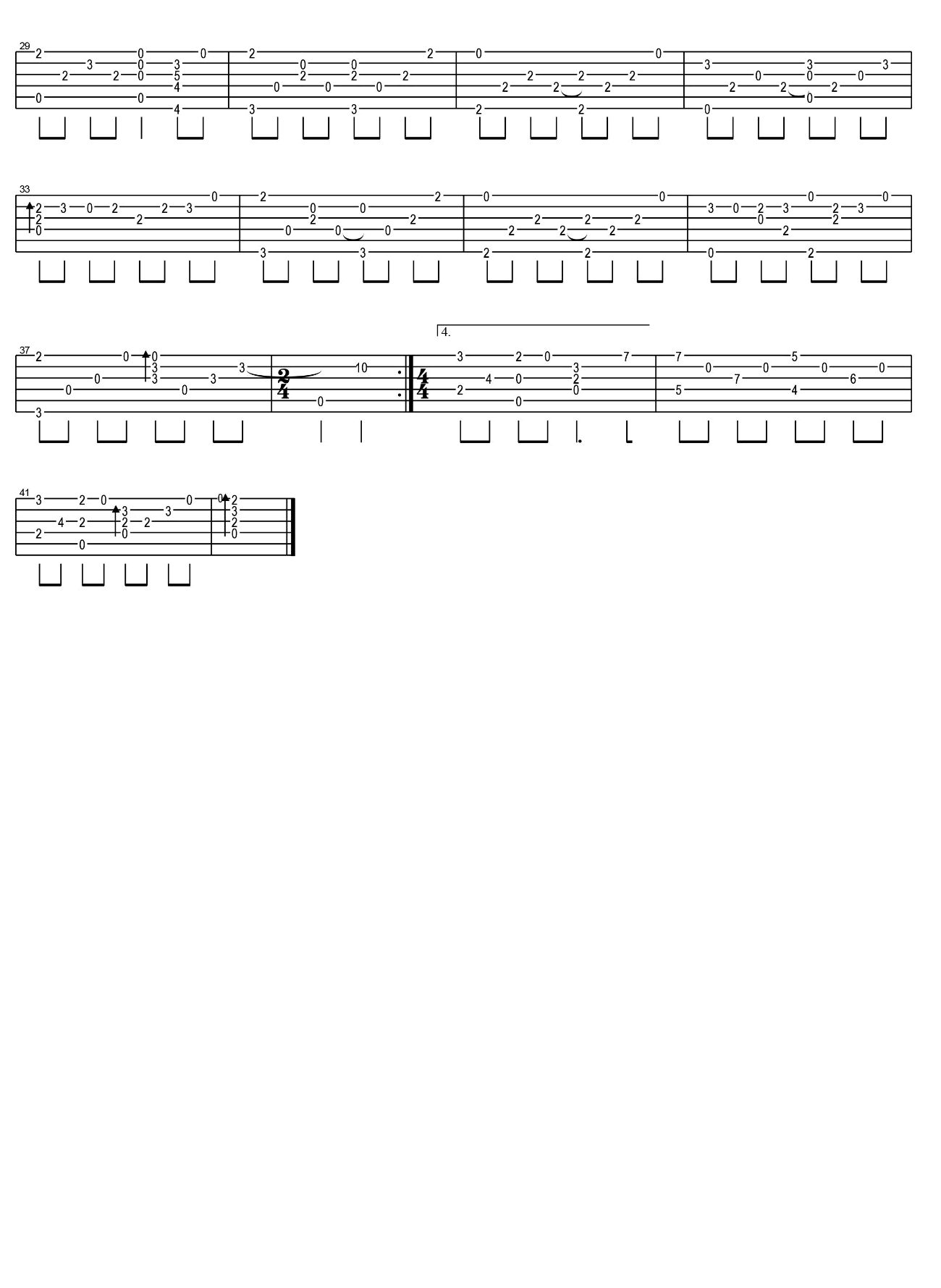 Wind_Song指弹谱_押尾桑_风之诗吉他独奏谱