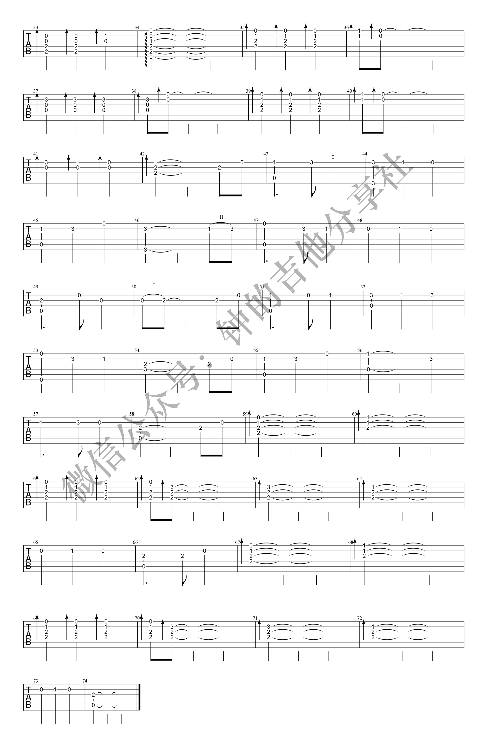 加勒比海盗指弹谱_C调简单版_He's_a_Pirate独奏视频