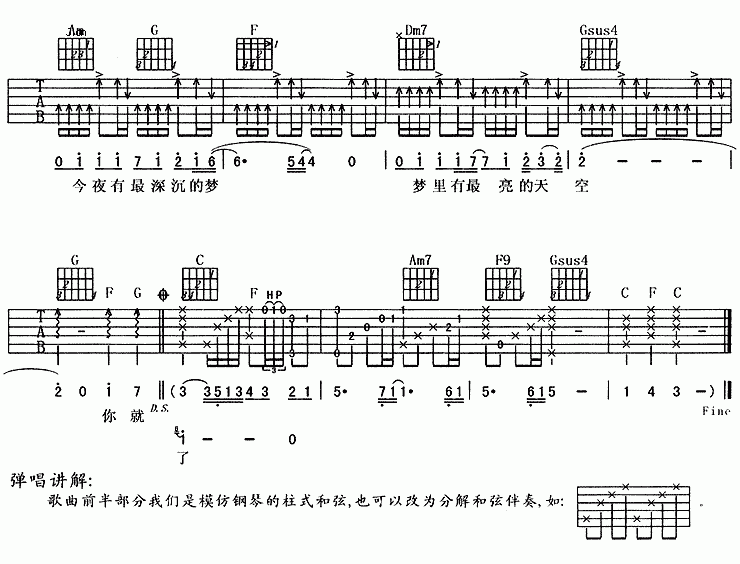 你就像个小孩吉他谱__阿杜