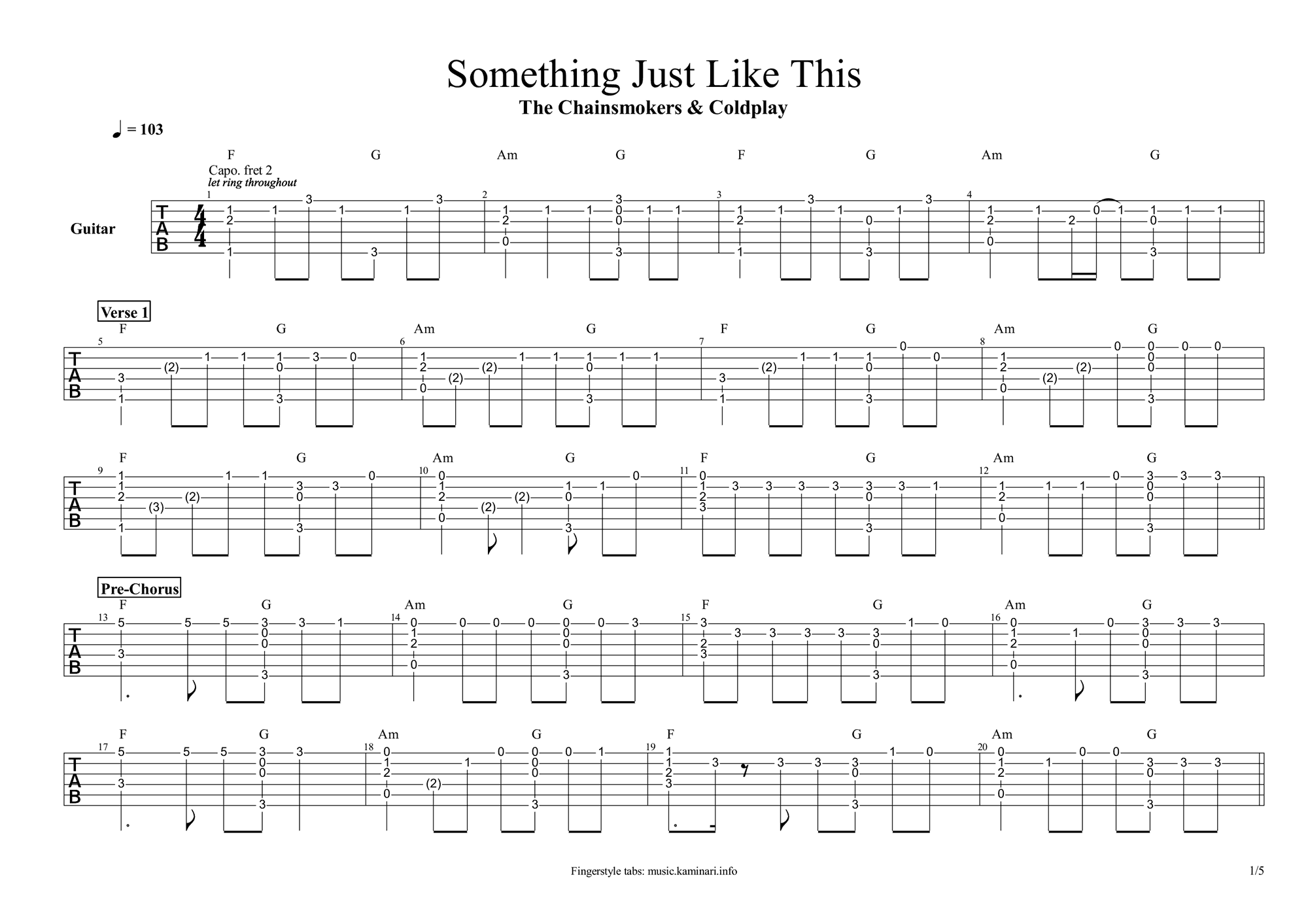 Something_Just_Like_This指弹谱_吉他独奏谱_高清完整版