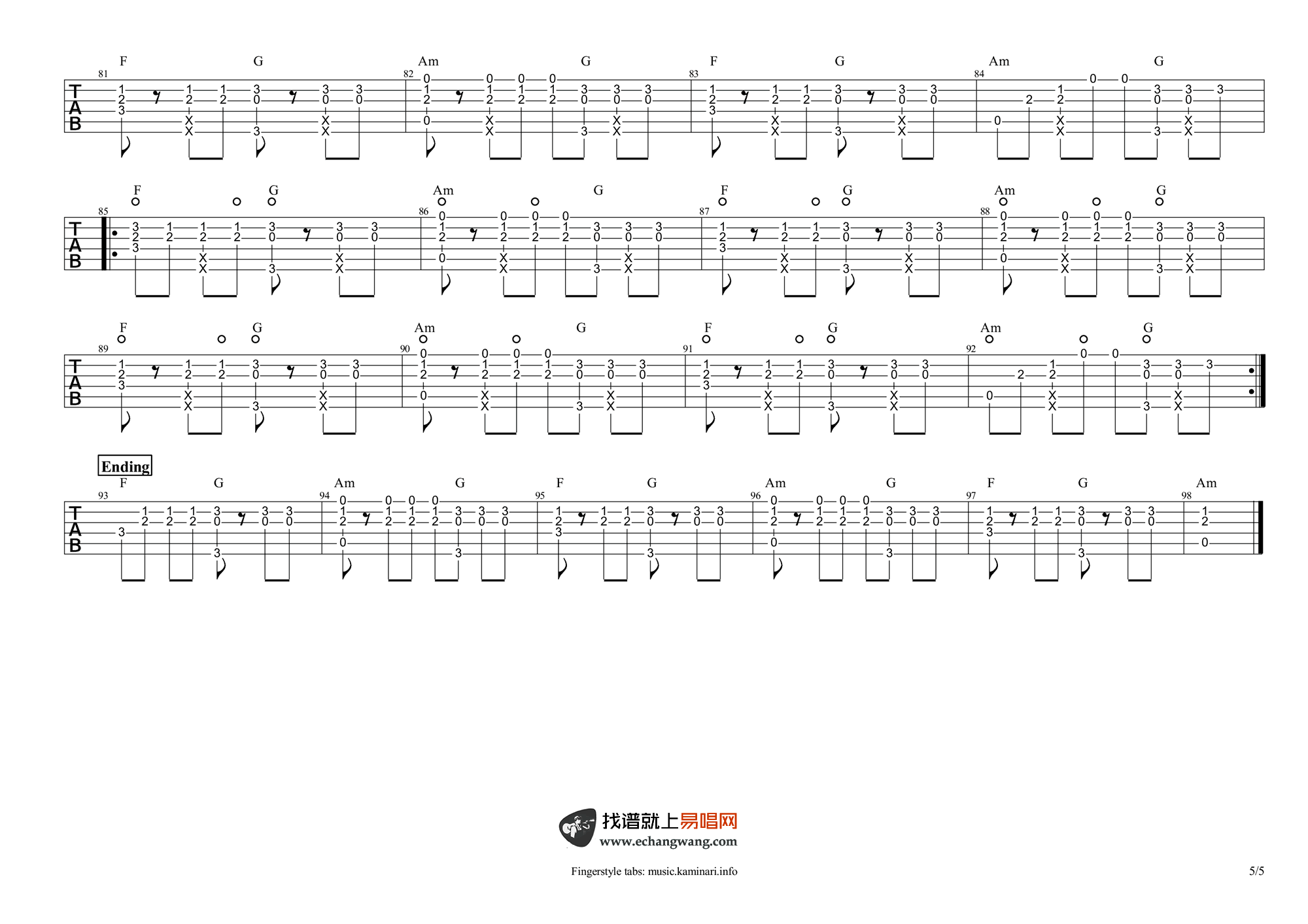 Something_Just_Like_This指弹谱_吉他独奏谱_高清完整版