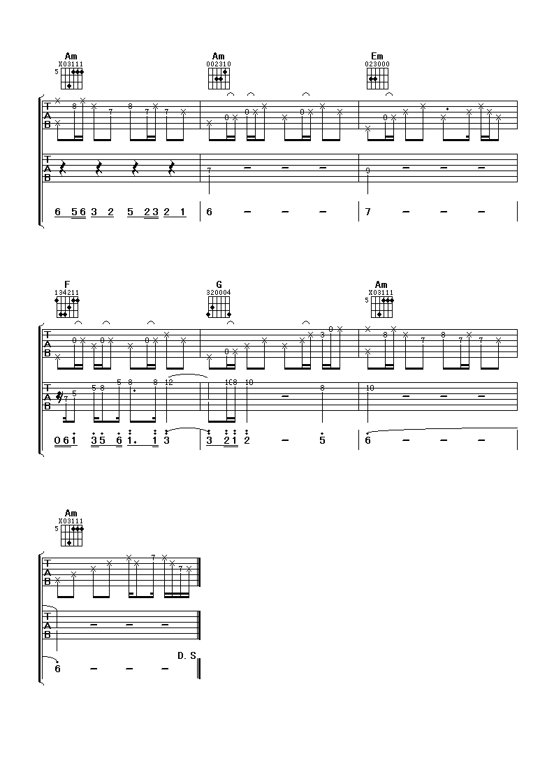 九百九十九朵玫瑰吉他谱_C调附前奏_阿潘音乐工场编配_邰正宵