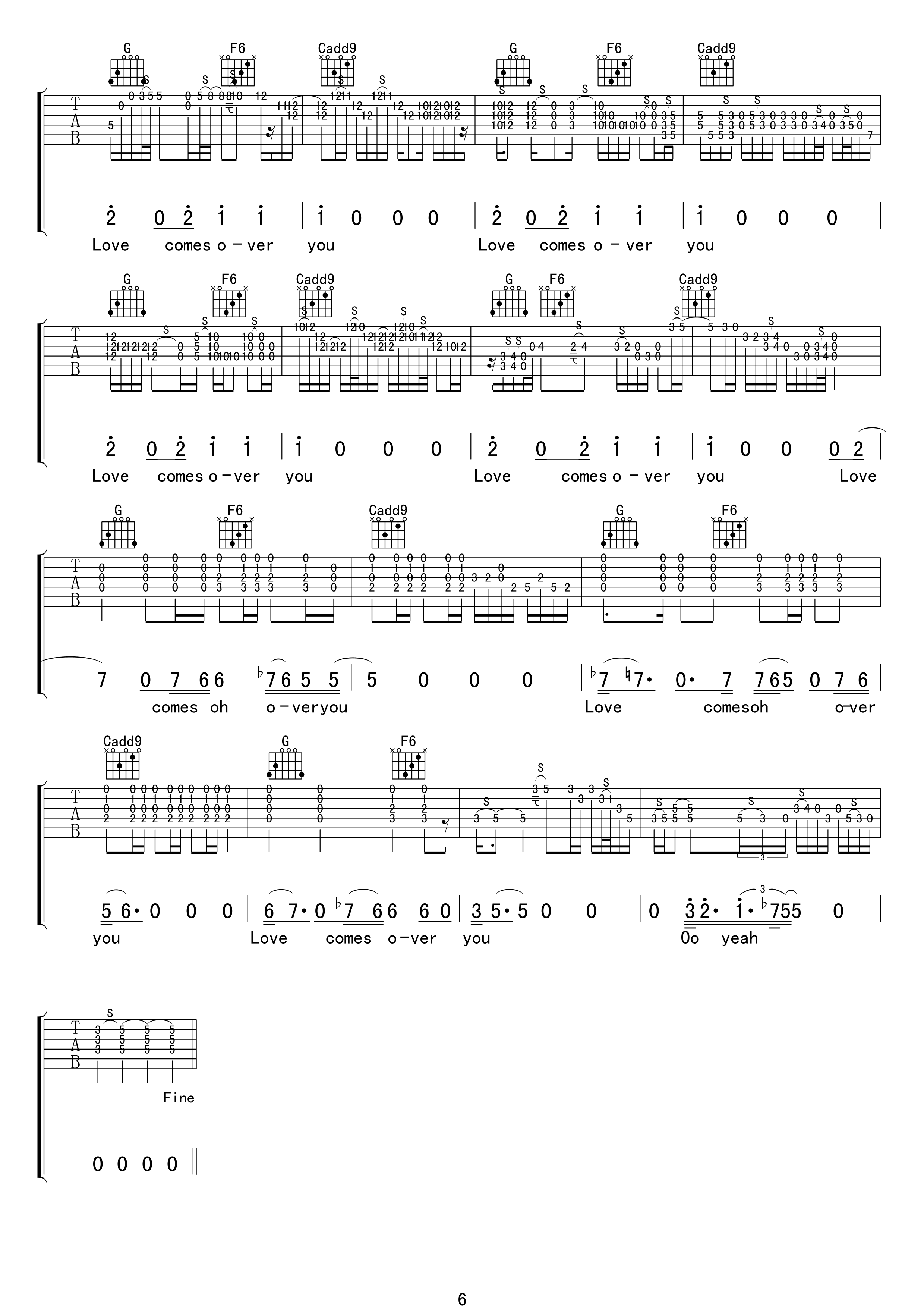 running_on_faith吉他谱_G调精选版_17吉他编配_Eric_Clapton