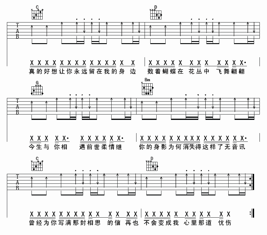 少年游吉他谱_A调高清版_延麟编配_魏晨