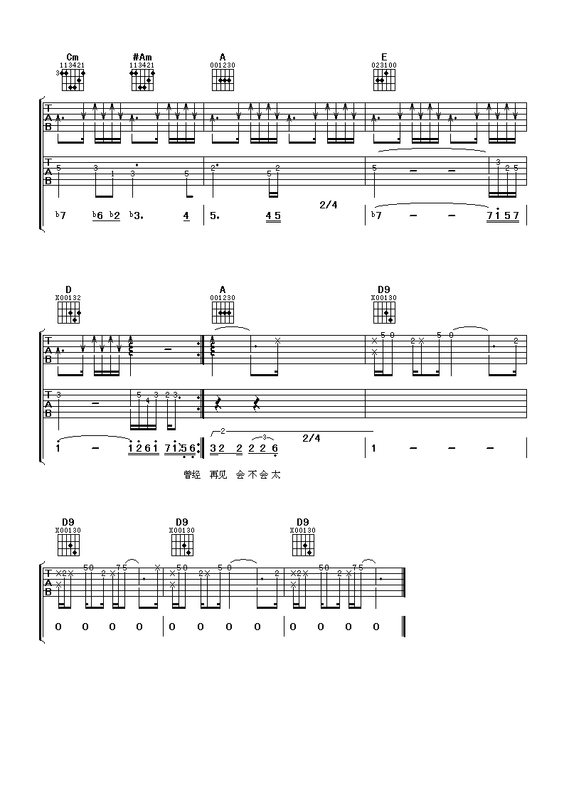 鬼迷心窍吉他谱_D调男生版_阿潘音乐工场编配_李宗盛