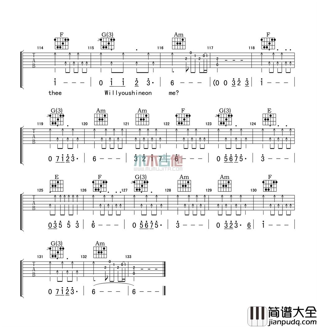 Iridio_Night_Prayer_吉他谱_Guitar_Music_Score