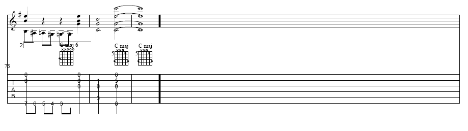 Weeping_Willow|吉他谱|图片谱|高清|S·乔普林（S·JOPLIN）