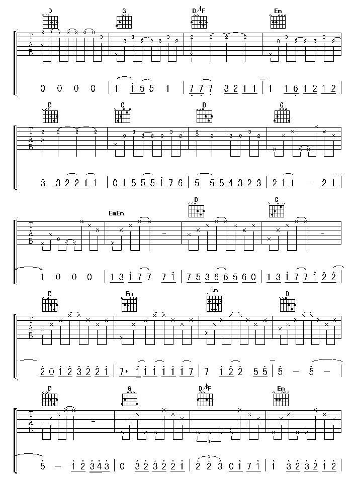 First_love|认证谱|吉他谱|图片谱|高清|日语金曲