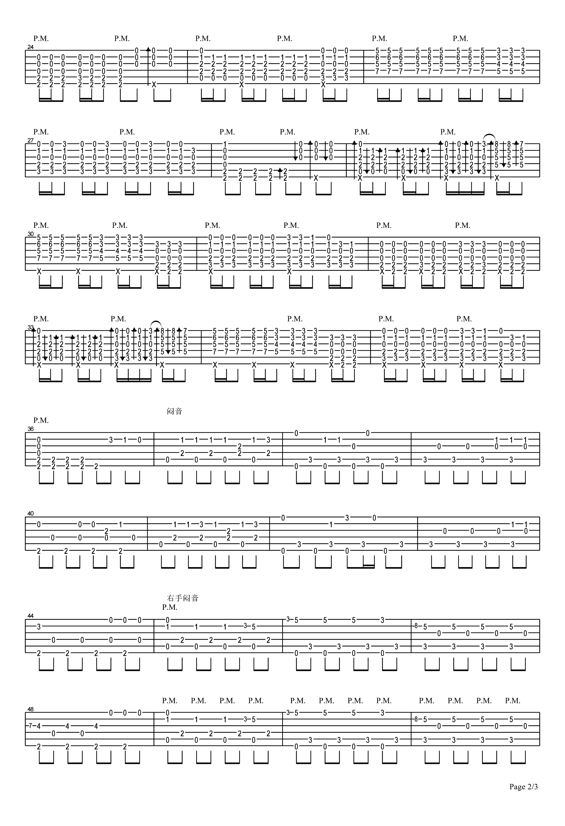 Faded指弹谱_电音神曲_Faded_GTP吉他独奏谱_指弹视频