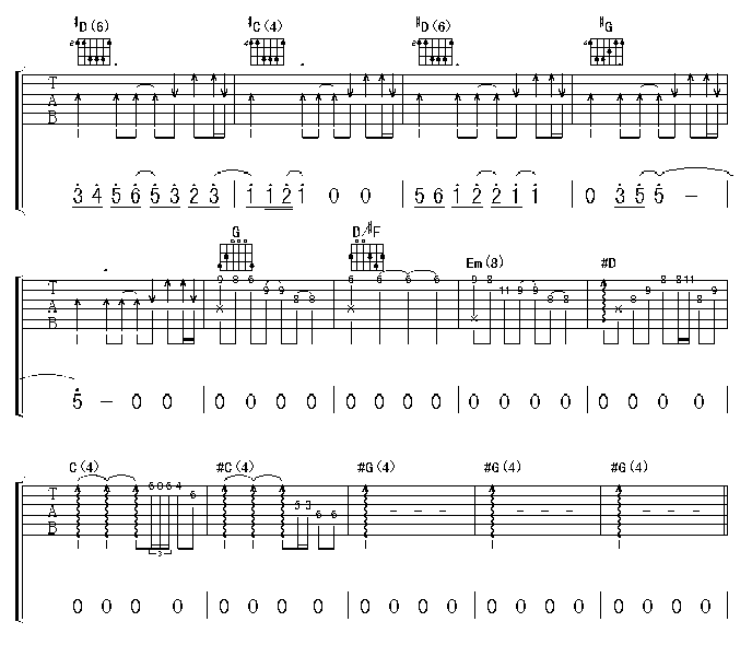 First_love|认证谱|吉他谱|图片谱|高清|日语金曲