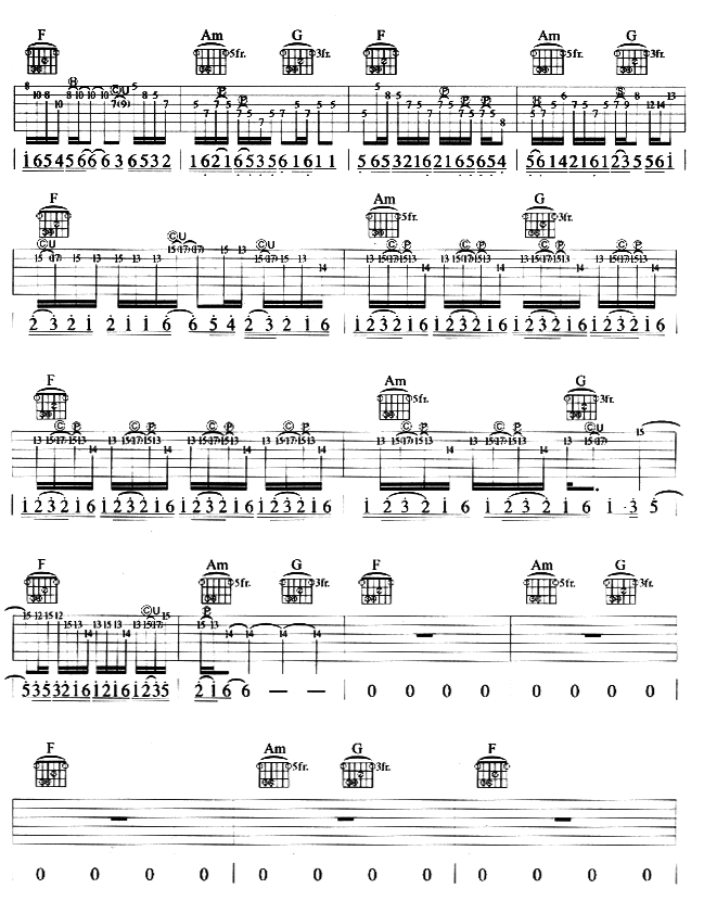 Stainway_To_Heaven|吉他谱|图片谱|高清|Led_Zeppelin_|_齐柏林飞船