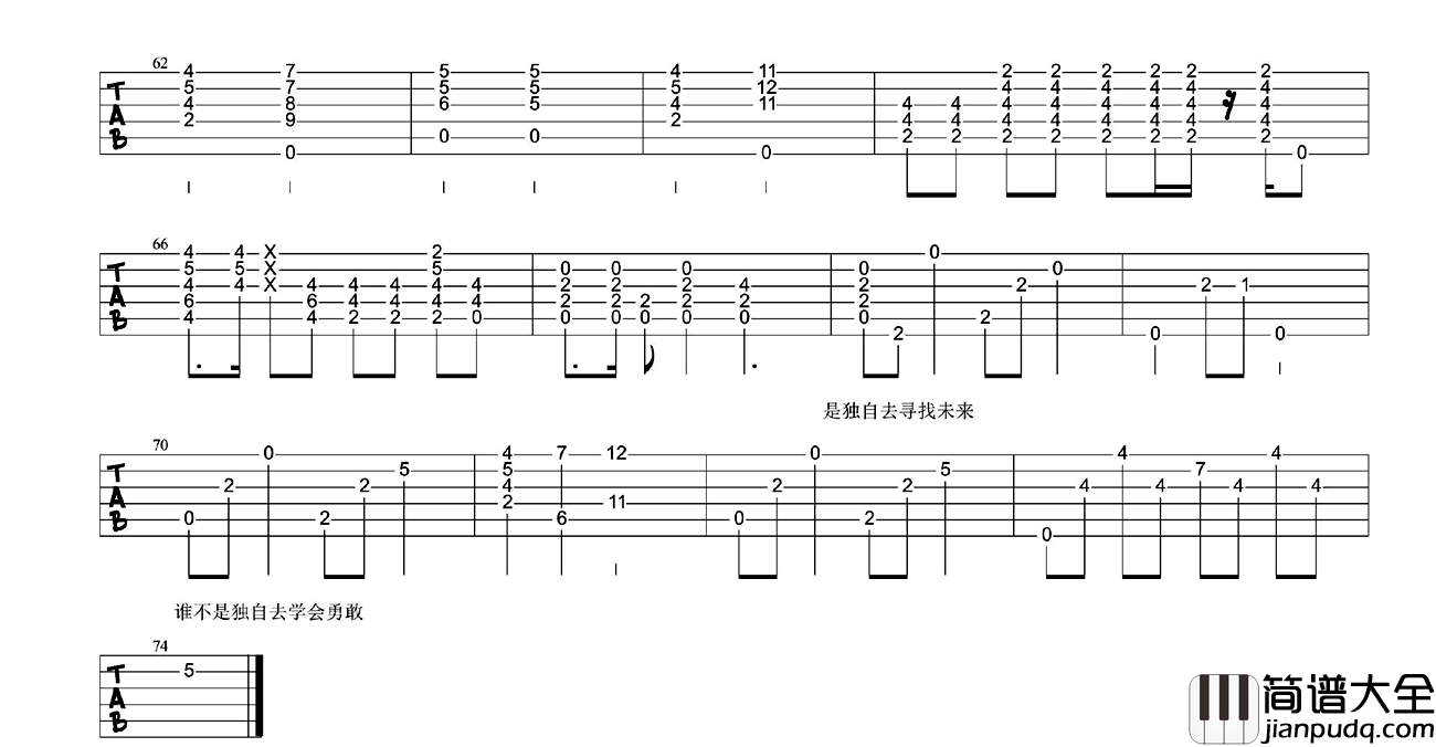 林宥嘉_飞_吉他谱_飞E调原版弹唱六线谱_高清图片谱